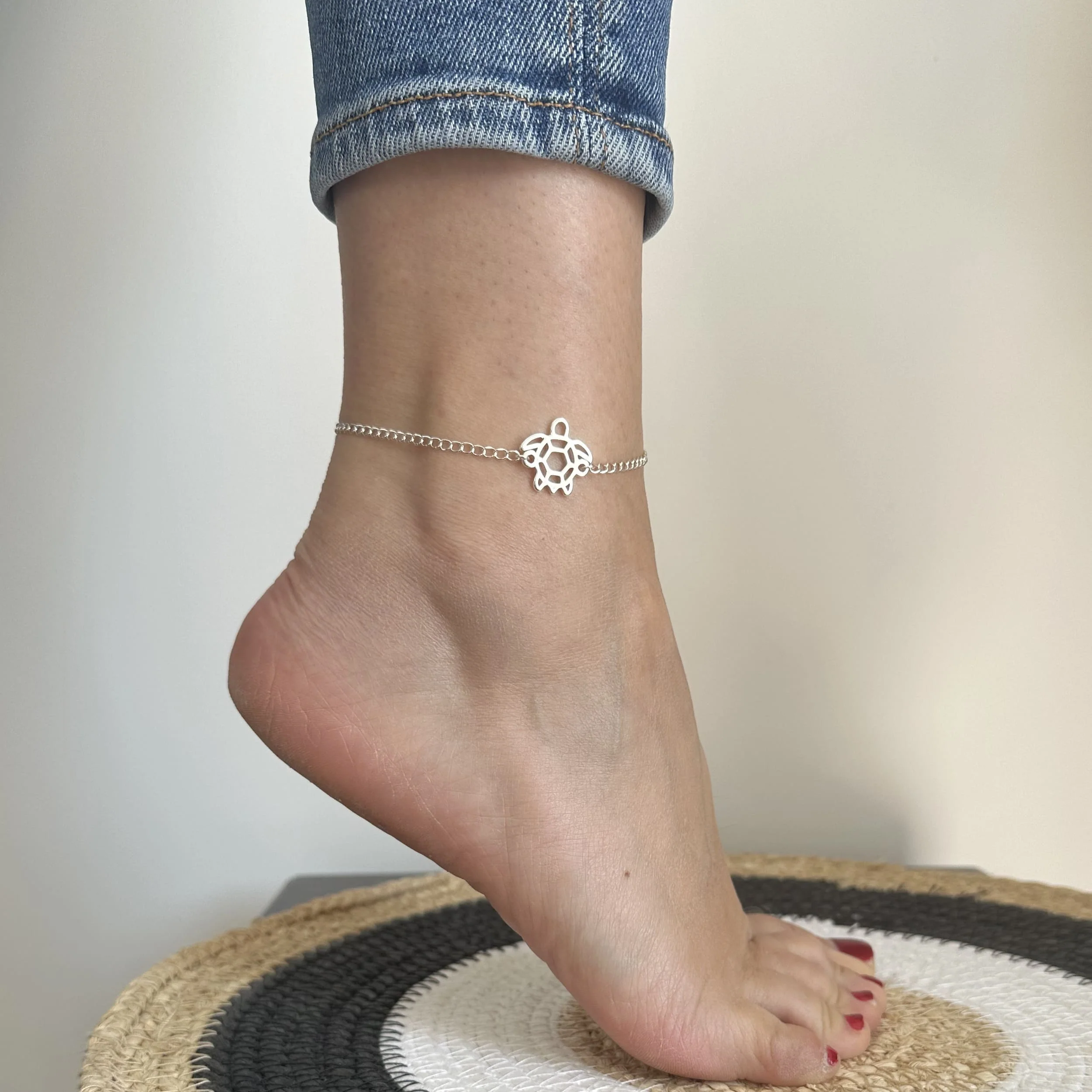 Bracelet de cheville tortue - Image 5