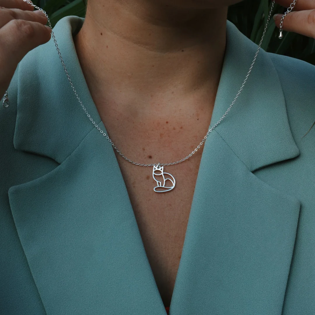 Collier Chat - Image 6