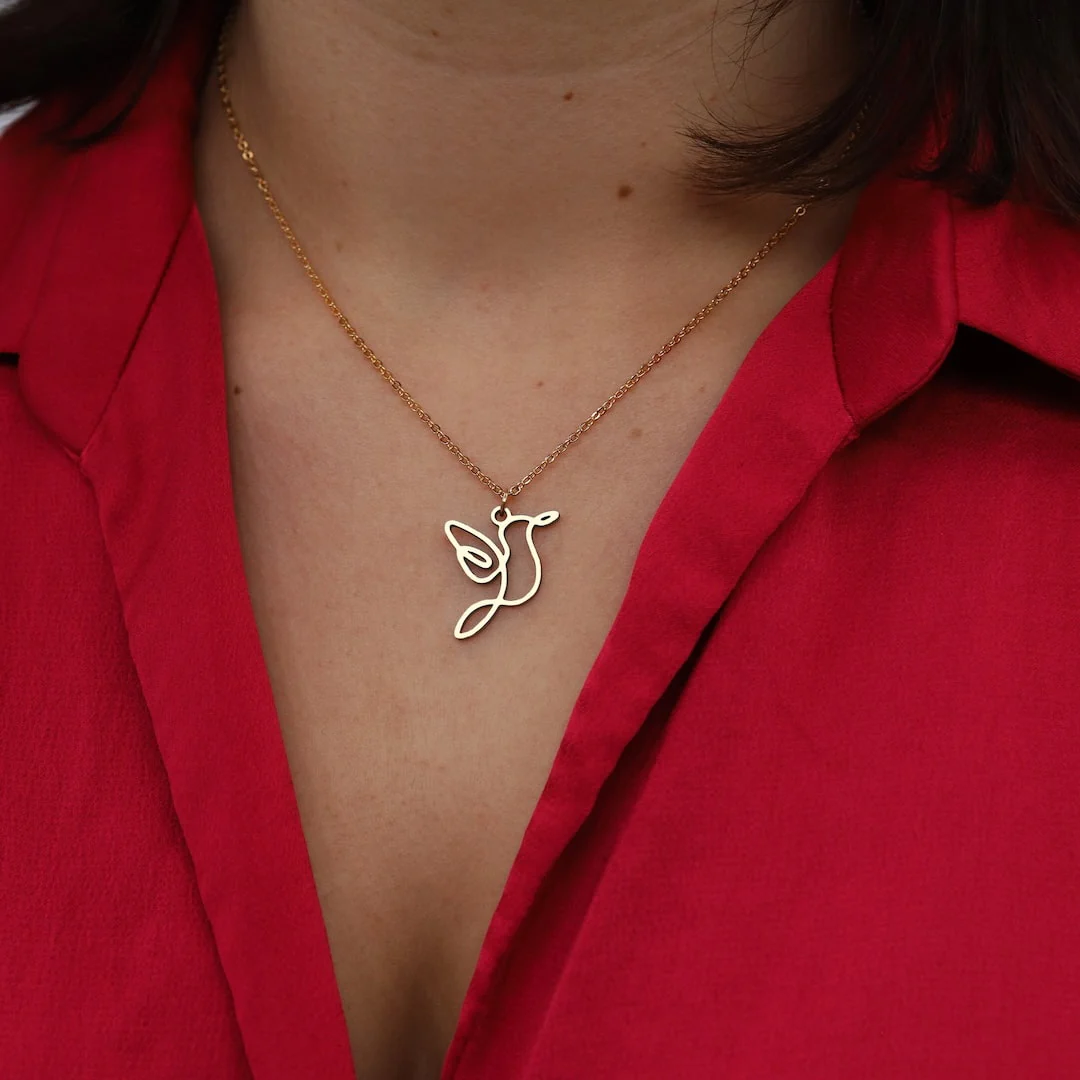 Collier Colibri One Line - Image 6